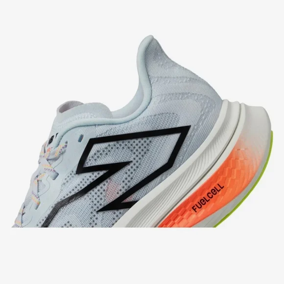 New Balance Men's Running Shoes - White and Neon - Picture 5 of 15